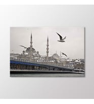 Arty Tablo Galata Köprüsü Tablo (Karışık)