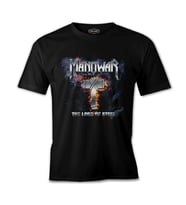 Manowar - Lord of Steel Siyah Erkek Tshirt