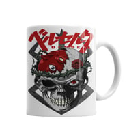 Berserk Skull Kupa Bardak Porselen
