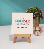 Komiser Yardımcısı Dekoratif Taş Baskı