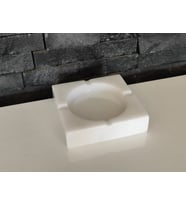 POLEN STONE Beyaz Mermer Kare Küllük