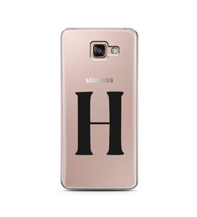 Samsung A7 (2016) Harf Tasarımlı Telefon Kılıfı H-Harfi 
