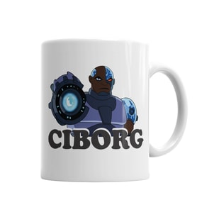 Teen Titans Ciborg Kupa Bardak Porselen