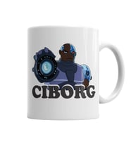 Teen Titans Ciborg Kupa Bardak Porselen