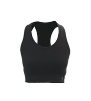 Mountain Crew Run Bra Kadın Büstiyer Spor İçin Dikişsiz Mci5614 (Siyah)