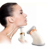 Neckline Gıdık Giderici Gıdık Eritme Cihazı Gıdı Toparlayıcı Masaj Aleti (Beyaz)