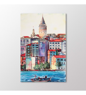 Arty Tablo Suluboya, Galata Kulesi Tablo (Karışık)