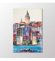 Arty Tablo Suluboya, Galata Kulesi Tablo (Karışık)
