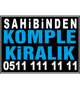 Sahibinden Komple Kiralık (Siyah Mavi Renk)