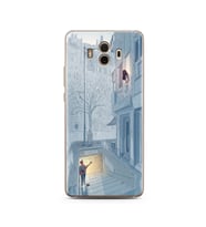Serenat Tasarımlı Süper Şeffaf Silikon Telefon Kılıfı Huawei Mate 10 Pro