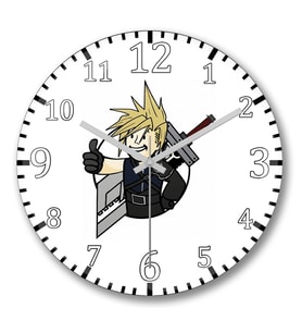Cloud Vault Boy Duvar Saati Bombeli Gercek Cam
