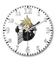Cloud Vault Boy Duvar Saati Bombeli Gercek Cam