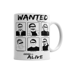 Wanted Dead Or Alive Kupa Bardak Porselen