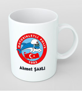 Kişiye Özel Yunus Polisi Kupa Bardak