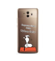 Snoopy Tasarımlı Süper Şeffaf Silikon Telefon Kılıfı Huawei Mate 10 Pro 