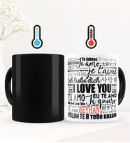 BK Gift Kişiye Özel Sevgili Temalı Sihirli Kupa Bardak - 78
