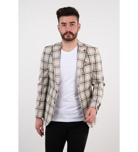 Tek Çeket (Krem)