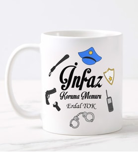İnfaz Koruma Memuru  Kupa (Beyaz)