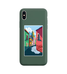 Koyu Yeşil Lansman Kılıf iPhone XS