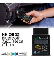 HH OBD2 Advanced Arıza Tespit Cihazı Arıza Okuma Silme Bluetooth