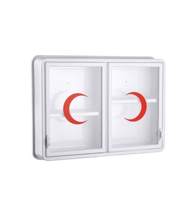 Ecza Dolabı Pratik Açılır Kapanır Kapaklı 45cmx35cmx10cm-156