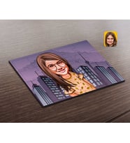BK Gift Kişiye Özel Kız Çocuk Karikatürlü Ahşap Puzzle-8