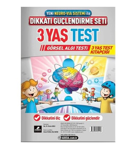Adeda DGS 3 Yaş Görsel Algı Testi