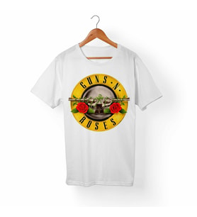 Guns N Roses Beyaz Tişört