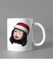 Emoji Kız Stiker Kupası