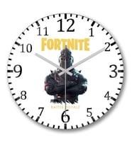 Fortnite Cavaleiro Negro Duvar Saati Bombeli Gercek Cam