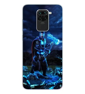 Thor Tasarım Süper Şeffaf Silikon Telefon Kılıfı Xiomai Redmi Note 9