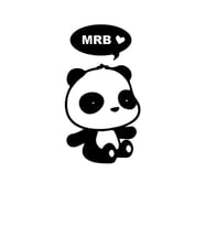 Merhaba panda Araba Stickerı yapıştırma Sticker Etiket