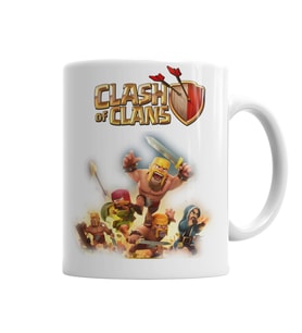 Clash of Clans Infinite War  Kupa Bardak Porselen