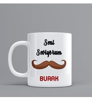 Sevgili İçin Hediye Kupa Bardak"Seni Seviyorum"Kişiye Özel Hediye Z71