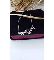 Gümüş Zeytin Dalı Kolye