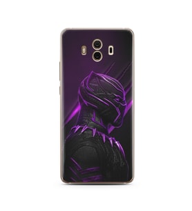 Black Panter Tasarım Süper Şeffaf Silikon Telefon Kılıfı Huawei Mate 10 Pro 