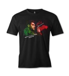 Che Guevara - Green Red Siyah Erkek Tshirt