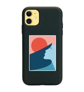 Siyah Lansman Telefon Kılıfı Iphone 11