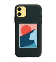 Siyah Lansman Telefon Kılıfı Iphone 11