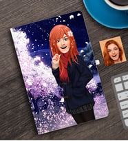 BK Gift Kişiye Özel Animasyon Bebek Karikatürlü Defter-3A