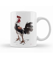 Rooster Stare Horoz Kupa Bardak Porselen