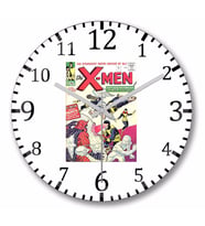 Xmen First Duvar Saati Bombeli Gercek Cam