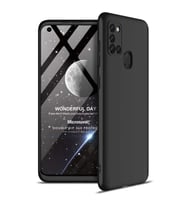 Microsonic Samsung Galaxy M51 Kılıf Double Dip 360 Protective Siyah