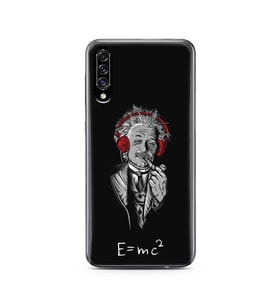 Einstein Tasarım Süper Şeffaf Silikon Telefon Kılıfı Samsung A30s