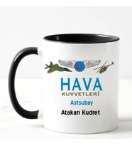 Hava Kuvvetleri Astsubay Kupa Bardağı Siyah