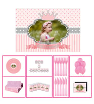 Parti Tema Paketi Pembe Taç 20 Kişilik