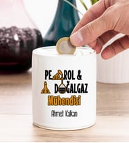 Petrol ve Doğalgaz Mühendisi Kişiye Özel Kumbara