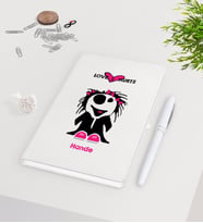 BK Gift Kişiye Özel Sevgililer Günü Beyaz Defter Kalem Seti-104