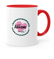 BK Gift Kişiye Özel Canım Annem Kırmızı Kupa Bardak  10
