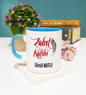 Zabıt Katibi Kupa Bardak Mavi